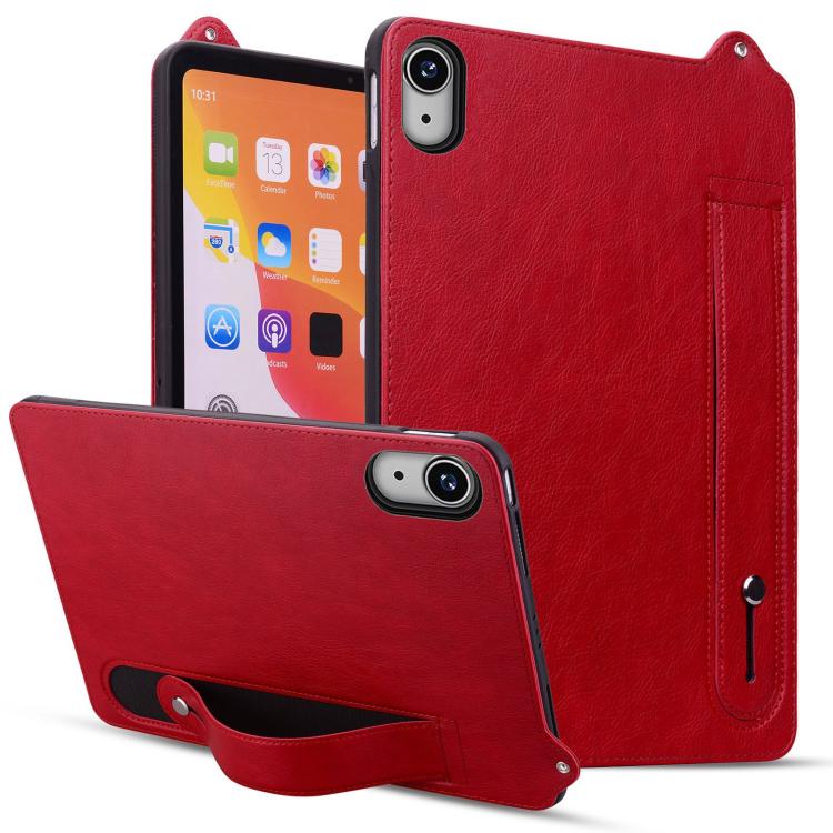 TPU Leather Back Tablet Case with Wristband, For iPad mini 8 2026, For iPad Air 13 2026 / 2025 / 2024, For iPad Air 11 2026 / 2025 / 2024, For iPad Pro 13 2025 / 2024, For iPad Pro 11 2025 / 2024, For iPad 2025 / 2022, For iPad mini 6 / mini 2024      ...