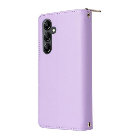 Nine-card Slots Zipper Wallet Bag Leather Phone Case, For Galaxy A26 5G, For Galaxy A16, For Galaxy A25, For Galaxy A55, For Galaxy A35, For Galaxy A15