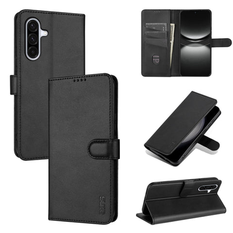 AZNS Skin Feel Calf Texture Flip Leather Phone Case, For Samsung Galaxy A36
