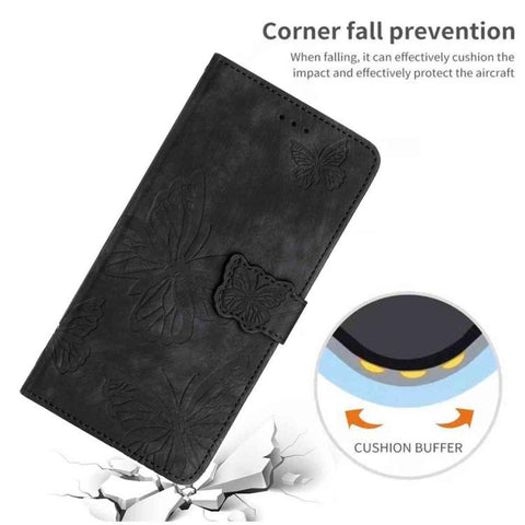 Skin-feel Embossed Butterfly Leather Phone Case, For Galaxy S27 Ultra 5G, For Galaxy S27 Pro 5G, For Galaxy S27+ 5G, For Samsung Galaxy S25 5G, For Samsung Galaxy S25+ 5G, For Samsung Galaxy S25 Ultra 5G