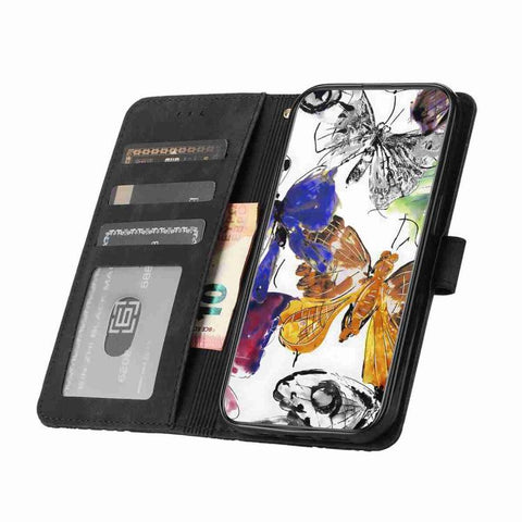 Skin-feel Embossed Butterfly Leather Phone Case, For Galaxy S27 Ultra 5G, For Galaxy S27 Pro 5G, For Galaxy S27+ 5G, For Samsung Galaxy S25 5G, For Samsung Galaxy S25+ 5G, For Samsung Galaxy S25 Ultra 5G