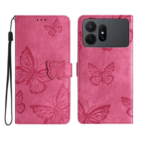 Skin-feel Embossed Butterfly Leather Phone Case, For Galaxy S27 Ultra 5G, For Galaxy S27 Pro 5G, For Galaxy S27+ 5G, For Samsung Galaxy S25 5G, For Samsung Galaxy S25+ 5G, For Samsung Galaxy S25 Ultra 5G