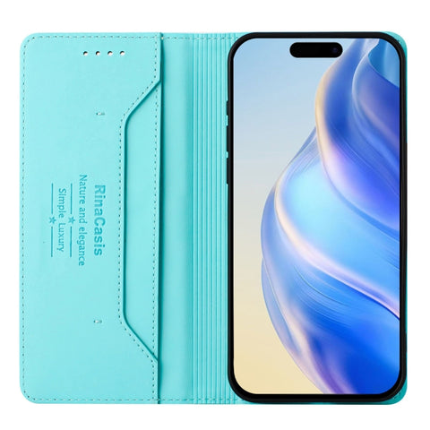 RC01 Dual-Folded Magnetic Suction RFID Leather Phone Case, For iPhone 13 Pro Max, For iPhone 13 Pro, For iPhone 13 mini, For iPhone 12 / 12 Pro, For iPhone 12 Pro Max, For iPhone 12 mini