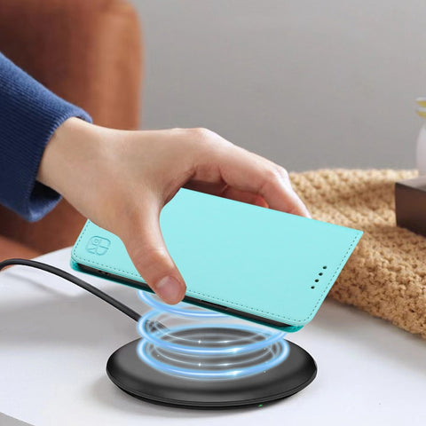 RC01 Dual-Folded Magnetic Suction RFID Leather Phone Case, For iPhone 13 Pro Max, For iPhone 13 Pro, For iPhone 13 mini, For iPhone 12 / 12 Pro, For iPhone 12 Pro Max, For iPhone 12 mini