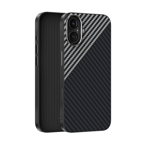 ABEEL C Carbon Fiber Series 6D Micro Relief MagSafe Phone Case, For iPhone 18 Pro / 17 Pro, For iPhone 18 Pro Max / 17 Pro Max, For iPhone 17e / 16e, For iPhone 17, For iPhone Air, For iPhone 16 Pro Max, For iPhone 16 Pro, For iPhone 16 Plus           ...