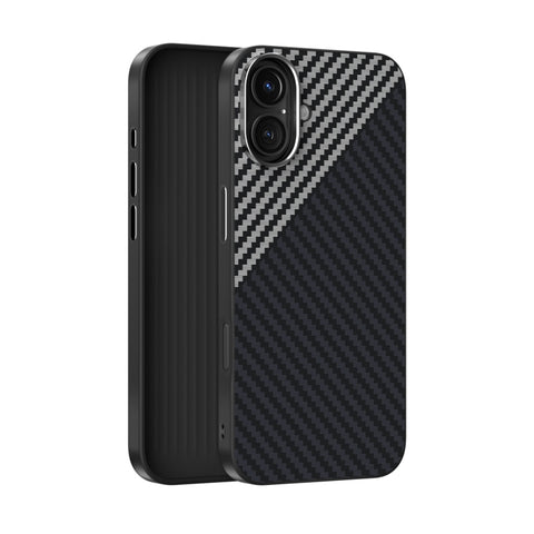 ABEEL C Carbon Fiber Series 6D Micro Relief MagSafe Phone Case, For iPhone 18 Pro / 17 Pro, For iPhone 18 Pro Max / 17 Pro Max, For iPhone 17e / 16e, For iPhone 17, For iPhone Air, For iPhone 16 Pro Max, For iPhone 16 Pro, For iPhone 16 Plus           ...