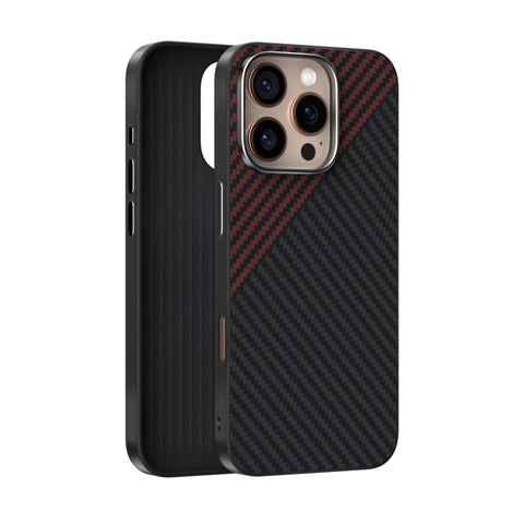 ABEEL C Carbon Fiber Series 6D Micro Relief MagSafe Phone Case, For iPhone 18 Pro / 17 Pro, For iPhone 18 Pro Max / 17 Pro Max, For iPhone 17e / 16e, For iPhone 17, For iPhone Air, For iPhone 16 Pro Max, For iPhone 16 Pro, For iPhone 16 Plus           ...