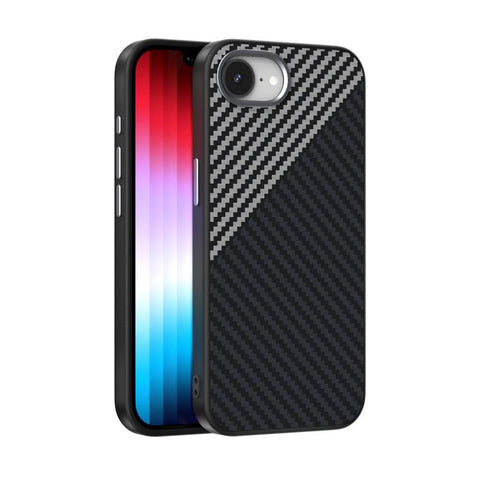 ABEEL C Carbon Fiber Series 6D Micro Relief MagSafe Phone Case, For iPhone 18 Pro / 17 Pro, For iPhone 18 Pro Max / 17 Pro Max, For iPhone 17e / 16e, For iPhone 17, For iPhone Air, For iPhone 16 Pro Max, For iPhone 16 Pro, For iPhone 16 Plus           ...