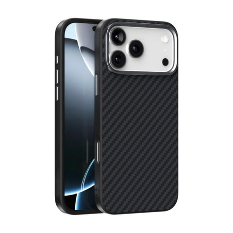ABEEL C Carbon Fiber Series 6D Micro Relief MagSafe Phone Case, For iPhone 18 Pro / 17 Pro, For iPhone 18 Pro Max / 17 Pro Max, For iPhone 17e / 16e, For iPhone 17, For iPhone Air, For iPhone 16 Pro Max, For iPhone 16 Pro, For iPhone 16 Plus           ...