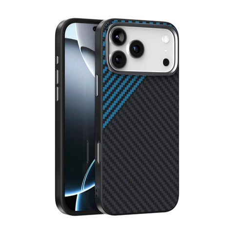 ABEEL C Carbon Fiber Series 6D Micro Relief MagSafe Phone Case, For iPhone 18 Pro / 17 Pro, For iPhone 18 Pro Max / 17 Pro Max, For iPhone 17e / 16e, For iPhone 17, For iPhone Air, For iPhone 16 Pro Max, For iPhone 16 Pro, For iPhone 16 Plus           ...