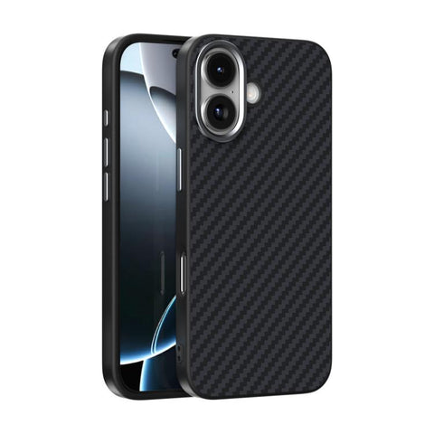 ABEEL C Carbon Fiber Series 6D Micro Relief MagSafe Phone Case, For iPhone 18 Pro / 17 Pro, For iPhone 18 Pro Max / 17 Pro Max, For iPhone 17e / 16e, For iPhone 17, For iPhone Air, For iPhone 16 Pro Max, For iPhone 16 Pro, For iPhone 16 Plus           ...