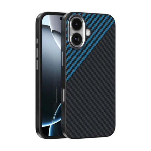 ABEEL C Carbon Fiber Series 6D Micro Relief MagSafe Phone Case, For iPhone 18 Pro / 17 Pro, For iPhone 18 Pro Max / 17 Pro Max, For iPhone 17e / 16e, For iPhone 17, For iPhone Air, For iPhone 16 Pro Max, For iPhone 16 Pro, For iPhone 16 Plus           ...