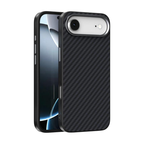 ABEEL C Carbon Fiber Series 6D Micro Relief MagSafe Phone Case, For iPhone 18 Pro / 17 Pro, For iPhone 18 Pro Max / 17 Pro Max, For iPhone 17e / 16e, For iPhone 17, For iPhone Air, For iPhone 16 Pro Max, For iPhone 16 Pro, For iPhone 16 Plus           ...