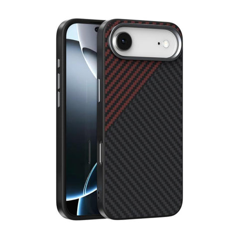 ABEEL C Carbon Fiber Series 6D Micro Relief MagSafe Phone Case, For iPhone 18 Pro / 17 Pro, For iPhone 18 Pro Max / 17 Pro Max, For iPhone 17e / 16e, For iPhone 17, For iPhone Air, For iPhone 16 Pro Max, For iPhone 16 Pro, For iPhone 16 Plus           ...