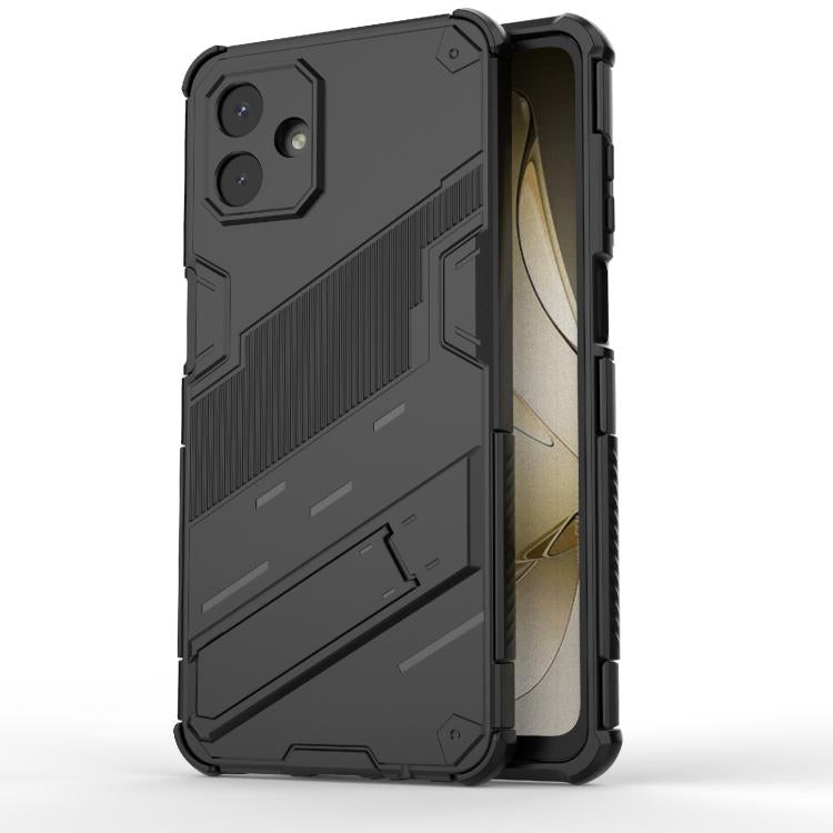Punk Armor 2 in 1 PC + TPU Shockproof Phone Case with Invisible Holder, For Samsung Galaxy A07 4G, For Samsung Galaxy A56 5G, For Samsung Galaxy A26 5G, For Samsung Galaxy A16 5G