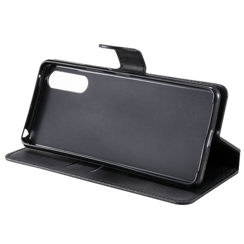 Classic Calf Texture PU + TPU Horizontal Flip Leather Case, with Holder & Card Slots & Wallet, For Sony Xperia 10 II, For OPPO Reno4 Pro 5G