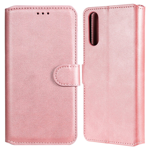 Classic Calf Texture PU + TPU Horizontal Flip Leather Case, with Holder & Card Slots & Wallet, For Sony Xperia 10 II, For OPPO Reno4 Pro 5G
