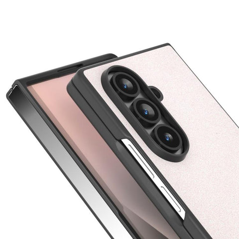 Black Frame Glitter Shockproof Phone Case, For Galaxy Z Fold8 Ultra 5G, For Samsung Galaxy Z Fold7 5G, For Samsung Galaxy Z Fold Special