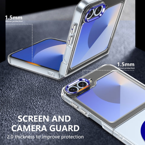 lce Folding Series MagSafe Integrated Clear PC Phone Case, For Samsung Galaxy Z Flip5, For Samsung Galaxy Z Fold4, For Samsung Galaxy Z Flip4, For Samsung Galaxy Z Flip3 5G, For Samsung Galaxy Z Fold3 5G