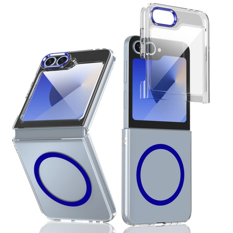 lce Folding Series MagSafe Integrated Clear PC Phone Case, For Samsung Galaxy Z Flip5, For Samsung Galaxy Z Fold4, For Samsung Galaxy Z Flip4, For Samsung Galaxy Z Flip3 5G, For Samsung Galaxy Z Fold3 5G