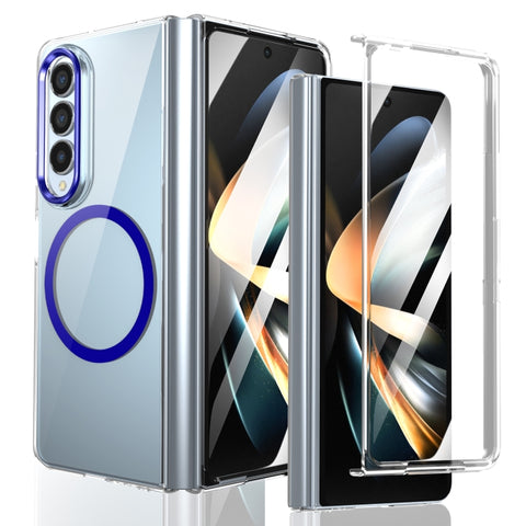 lce Folding Series MagSafe Integrated Clear PC Phone Case, For Samsung Galaxy Z Flip5, For Samsung Galaxy Z Fold4, For Samsung Galaxy Z Flip4, For Samsung Galaxy Z Flip3 5G, For Samsung Galaxy Z Fold3 5G