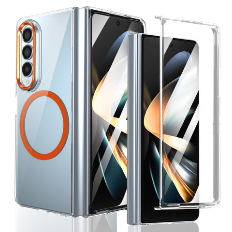 lce Folding Series MagSafe Integrated Clear PC Phone Case, For Samsung Galaxy Z Flip5, For Samsung Galaxy Z Fold4, For Samsung Galaxy Z Flip4, For Samsung Galaxy Z Flip3 5G, For Samsung Galaxy Z Fold3 5G