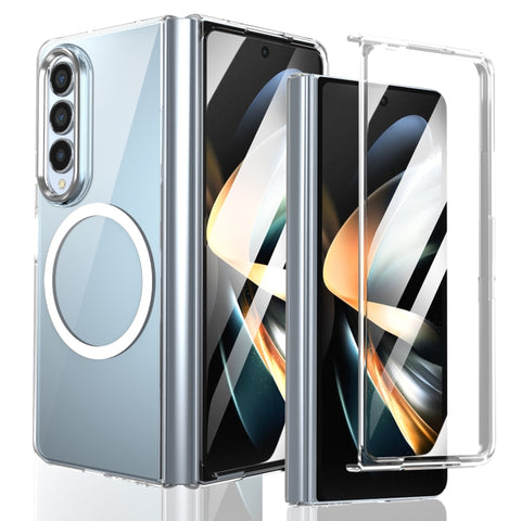 lce Folding Series MagSafe Integrated Clear PC Phone Case, For Samsung Galaxy Z Flip5, For Samsung Galaxy Z Fold4, For Samsung Galaxy Z Flip4, For Samsung Galaxy Z Flip3 5G, For Samsung Galaxy Z Fold3 5G