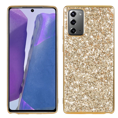 Glitter Powder Shockproof TPU Protective Case, For Samsung Galaxy Note20 Ultra
