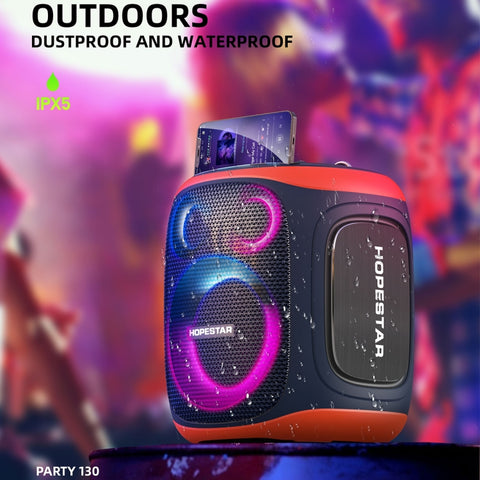 HOPESTAR PARTY130 Outdoor Dual Mic Long Endurance Bluetooth Speaker