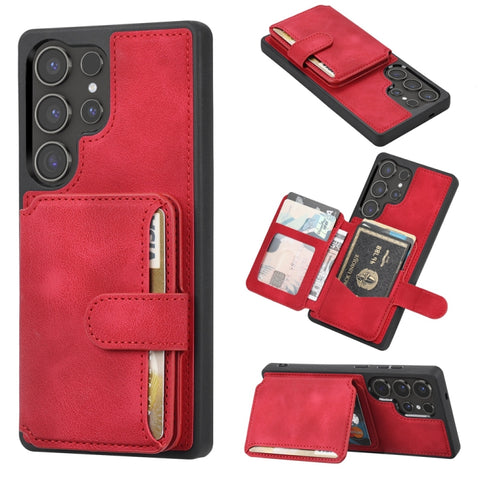 Skin Feel Dream RFID Anti-theft PU Card Bag Phone Case, For Samsung Galaxy S26+ 5G, For Samsung Galaxy S26 Ultra 5G, For Samsung Galaxy S26 5G, For Samsung Galaxy S25 5G, For Samsung Galaxy S25+ 5G, For Samsung Galaxy S25 Ultra 5G