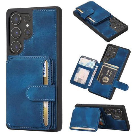 Skin Feel Dream RFID Anti-theft PU Card Bag Phone Case, For Samsung Galaxy S26+ 5G, For Samsung Galaxy S26 Ultra 5G, For Samsung Galaxy S26 5G, For Samsung Galaxy S25 5G, For Samsung Galaxy S25+ 5G, For Samsung Galaxy S25 Ultra 5G