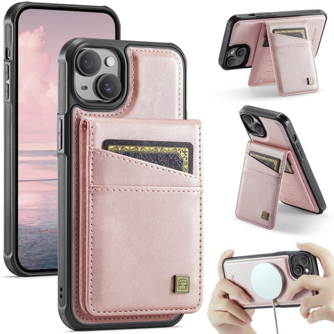 AutSpace A12 MagSafe Magnetic RFID Card Bag Phone Case, For iPhone 13, For iPhone 12 / 12 Pro, For iPhone 12 Pro Max