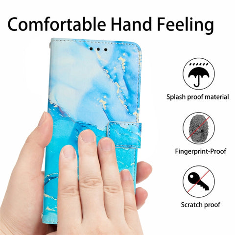 Painted Marble Pattern Leather Phone Case, For Samsung Galaxy A05S 4G
