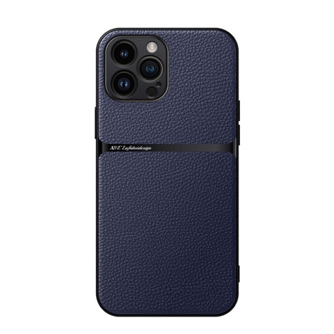 Litchi Leather Magnetic Full Coverage Shockproof Phone Case, For iPhone 14 Pro Max, For iPhone 13 Pro Max, For iPhone 13 Pro, For iPhone 13, For iPhone 12, For iPhone 12 Pro Max, For iPhone 12 Pro, For iPhone 11 Pro Max