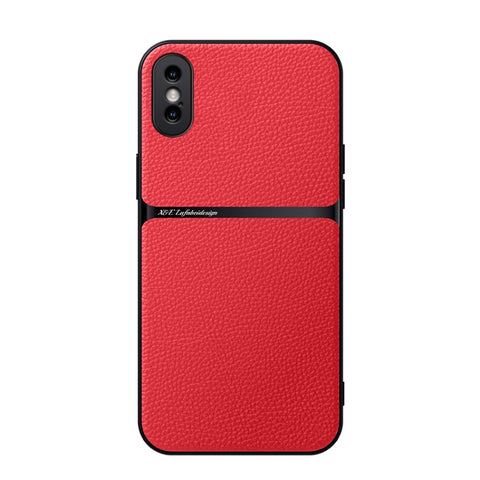Litchi Leather Magnetic Full Coverage Shockproof Phone Case, For iPhone 11, For iPhone 11 Pro, For iPhone X / XS, For iPhone XR, For iPhone XS Max