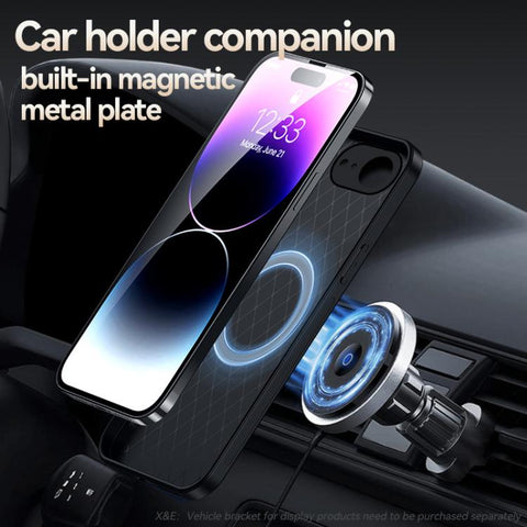 Litchi Leather Magnetic Full Coverage Shockproof Phone Case, For iPhone 17e / 16e, For iPhone 17 Pro Max, For iPhone 17 Pro, For iPhone 17, For iPhone Air, For iPhone 16 Pro Max, For iPhone 16 Pro, For iPhone 16 Plus