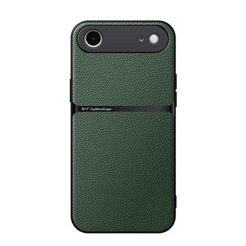Litchi Leather Magnetic Full Coverage Shockproof Phone Case, For iPhone 17e / 16e, For iPhone 17 Pro Max, For iPhone 17 Pro, For iPhone 17, For iPhone Air, For iPhone 16 Pro Max, For iPhone 16 Pro, For iPhone 16 Plus