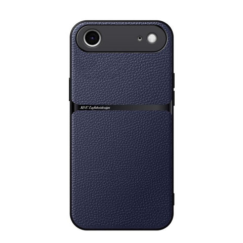 Litchi Leather Magnetic Full Coverage Shockproof Phone Case, For iPhone 17e / 16e, For iPhone 17 Pro Max, For iPhone 17 Pro, For iPhone 17, For iPhone Air, For iPhone 16 Pro Max, For iPhone 16 Pro, For iPhone 16 Plus