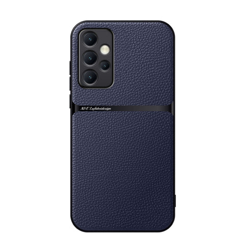 Litchi Leather Magnetic Full Coverage Shockproof Phone Case, For Galaxy A35 5G, For Galaxy A25 5G, For Galaxy A34 5G, For Galaxy A54 5G, For Galaxy A53 5G, For Galaxy A52 5G