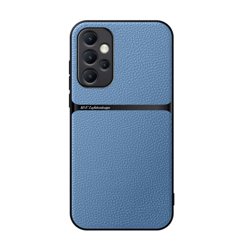 Litchi Leather Magnetic Full Coverage Shockproof Phone Case, For Galaxy A35 5G, For Galaxy A25 5G, For Galaxy A34 5G, For Galaxy A54 5G, For Galaxy A53 5G, For Galaxy A52 5G