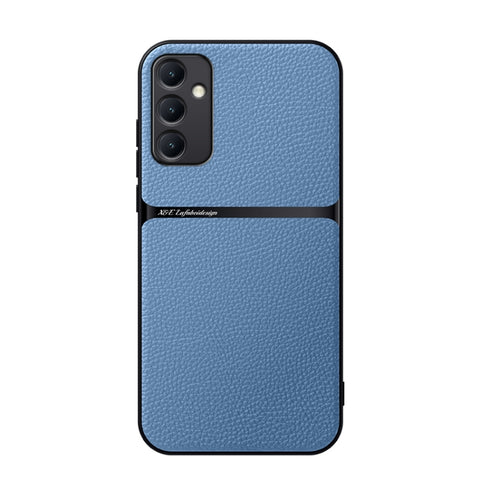 Litchi Leather Magnetic Full Coverage Shockproof Phone Case, For Galaxy A35 5G, For Galaxy A25 5G, For Galaxy A34 5G, For Galaxy A54 5G, For Galaxy A53 5G, For Galaxy A52 5G
