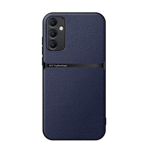 Litchi Leather Magnetic Full Coverage Shockproof Phone Case, For Galaxy A35 5G, For Galaxy A25 5G, For Galaxy A34 5G, For Galaxy A54 5G, For Galaxy A53 5G, For Galaxy A52 5G