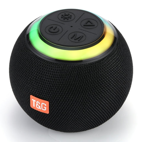 T&G TG683 Mini Portable Outdoor Wireless Bluetooth Speaker with LED Atmosphere Light, TG683