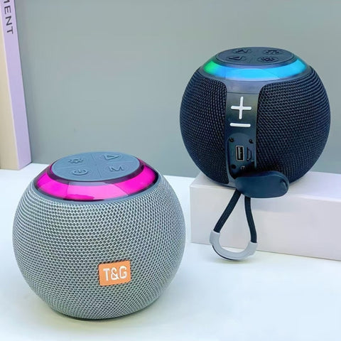 T&G TG683 Mini Portable Outdoor Wireless Bluetooth Speaker with LED Atmosphere Light, TG683