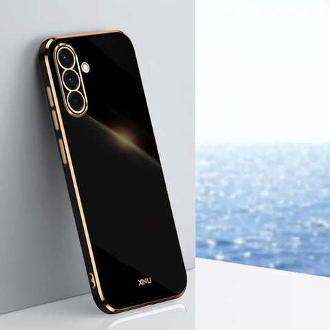 XINLI Straight Edge 6D Electroplate TPU Phone Case, For Samsung Galaxy A36 5G
