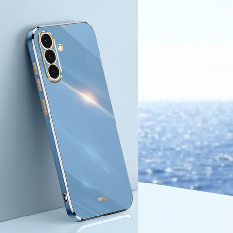 XINLI Straight Edge 6D Electroplate TPU Phone Case, For Samsung Galaxy A36 5G
