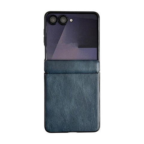Integrated Magnetic Axis Crazy Horse Texture Phone Case, For Samsung Galaxy Z Flip7, For Samsung Galaxy Z Flip6 / Flip7 FE, For Samsung Galaxy Z Flip5