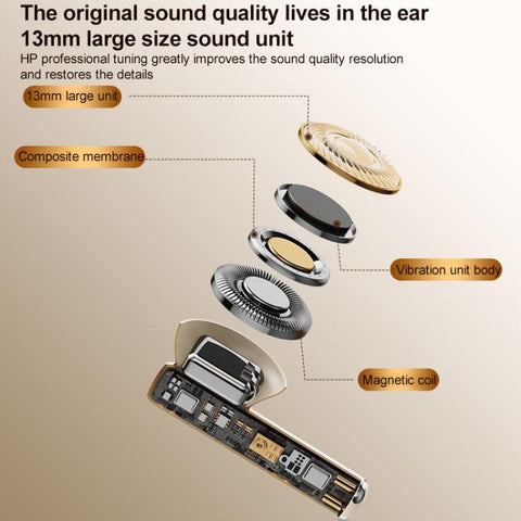 Original Lenovo TC3301 Wireless Bluetooth 5.3 Earphones, TC3301 (Black), TC3301 (White)