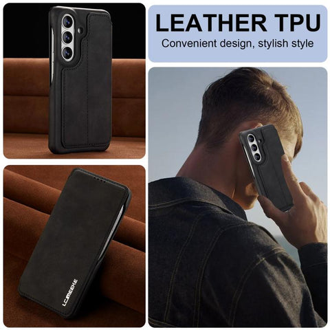 LC.IMEEKE Hon Ancient Series Flip Leather Phone Case, For Samsung Galaxy S26+ 5G, For Samsung Galaxy S26 Ultra 5G, For Samsung Galaxy S26 5G, For Samsung Galaxy S25 Ultra 5G