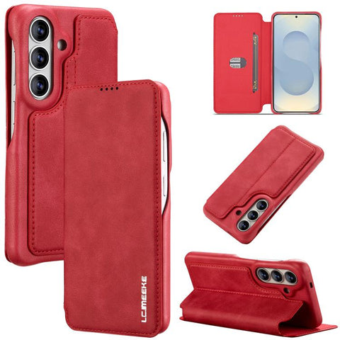 LC.IMEEKE Hon Ancient Series Flip Leather Phone Case, For Samsung Galaxy S26+ 5G, For Samsung Galaxy S26 Ultra 5G, For Samsung Galaxy S26 5G, For Samsung Galaxy S25 Ultra 5G